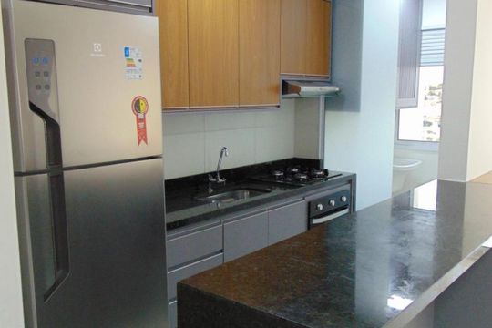 Cozinha de apartamento à venda com 3 quartos, 75m² em Jardim Nossa Senhora Auxiliadora, Campinas