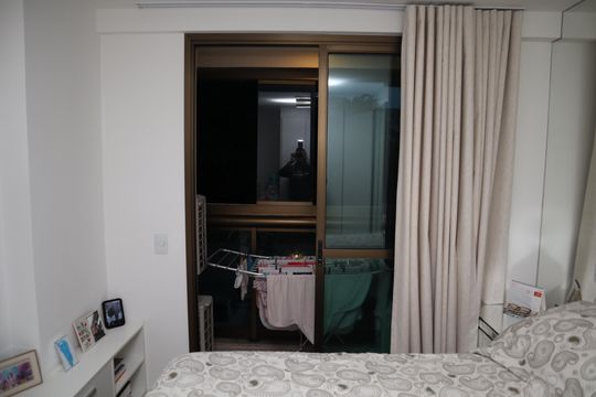 QUARTO 2 COM VARANDA  de apartamento para alugar com 2 quartos, 71m² em Recreio dos Bandeirantes, Rio de Janeiro