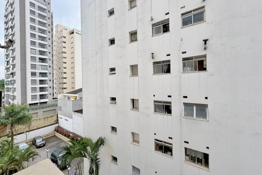 Vista  de apartamento à venda com 1 quarto, 48m² em Brooklin, São Paulo