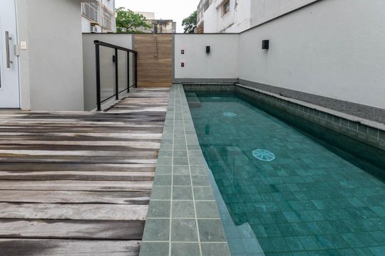 Área comum de apartamento à venda com 2 quartos, 84m² em Tijuca, Rio de Janeiro