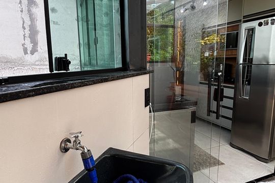 Cobertura - Area de Serviço de apartamento à venda com 2 quartos, 76m² em Jardim Alvorada, Santo André