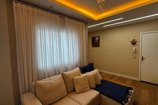 Sala  de apartamento à venda com 2 quartos, 76m² em Jardim Alvorada, Santo André