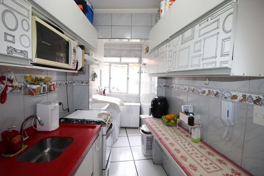 Cozinha de apartamento à venda com 2 quartos, 53m² em Cidade Líder, São Paulo