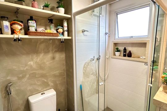 Banheiro 1 de apartamento para alugar com 3 quartos, 138m² em Ponte Grande, Guarulhos