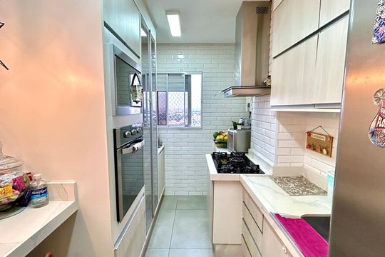 Cozinha de apartamento para alugar com 3 quartos, 138m² em Ponte Grande, Guarulhos