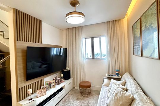 Sala de apartamento para alugar com 3 quartos, 138m² em Ponte Grande, Guarulhos