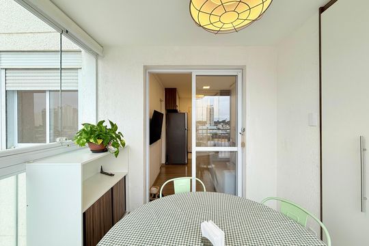 Sacada de apartamento à venda com 1 quarto, 33m² em Chácara Santo Antônio (zona Sul), São Paulo