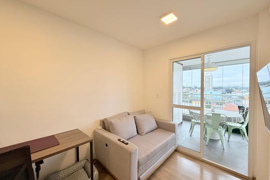 Sala de apartamento à venda com 1 quarto, 33m² em Chácara Santo Antônio (zona Sul), São Paulo