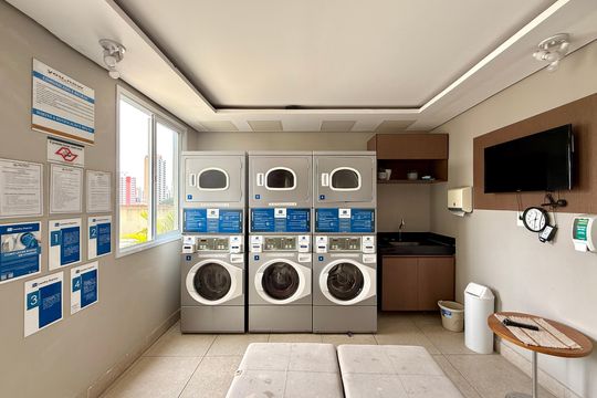 Lavanderia  de apartamento à venda com 1 quarto, 33m² em Chácara Santo Antônio (zona Sul), São Paulo