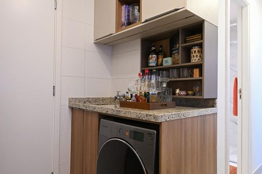 Área de Serviço  de apartamento à venda com 2 quartos, 32m² em Parque Munhoz, São Paulo