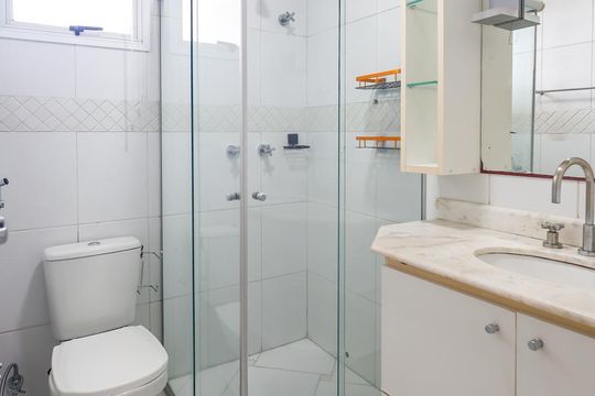 Banheiro de apartamento para alugar com 3 quartos, 155m² em Cidade Nova I, Indaiatuba