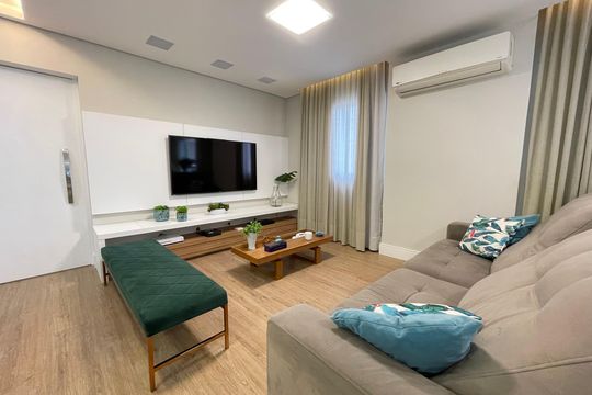 Sala de apartamento à venda com 3 quartos, 139m² em Jardim Arpoador, São Paulo