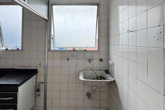 Área de Serviço de apartamento para alugar com 2 quartos, 56m² em Vila Marchi, São Bernardo do Campo