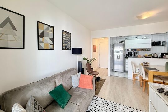 Sala de apartamento à venda com 2 quartos, 59m² em Campo Belo, São Paulo
