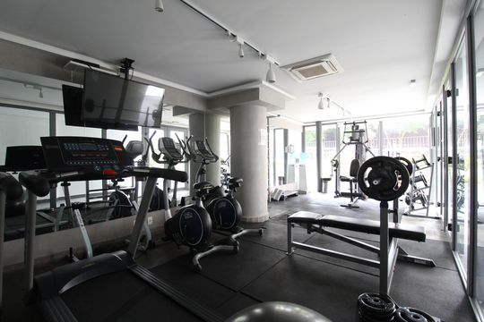 Área Comum - Academia de kitnet/studio para alugar com 1 quarto, 35m² em Vila Olímpia, São Paulo