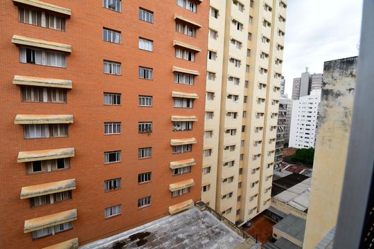 Quarto - Vista de apartamento à venda com 1 quarto, 40m² em Centro, Campinas