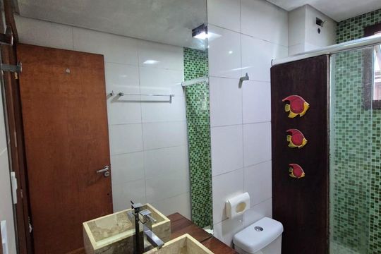 Banheiro de apartamento para alugar com 3 quartos, 61m² em Cardoso, Belo Horizonte