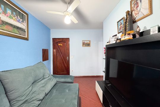 Sala de apartamento à venda com 2 quartos, 55m² em Baeta Neves, São Bernardo do Campo