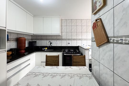 Cozinha  de apartamento à venda com 2 quartos, 55m² em Baeta Neves, São Bernardo do Campo