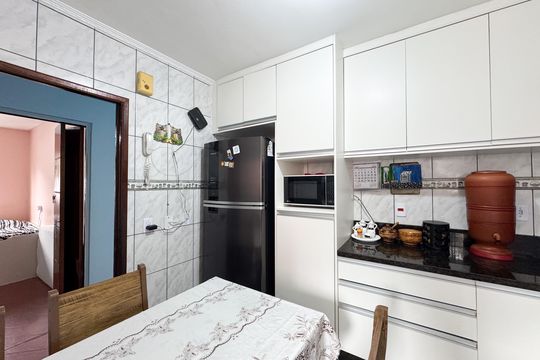Cozinha  de apartamento à venda com 2 quartos, 55m² em Baeta Neves, São Bernardo do Campo
