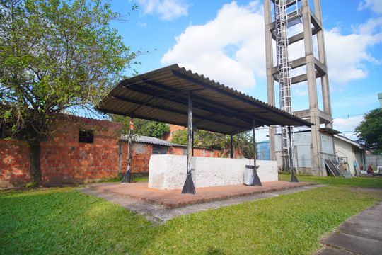 Área comum - Churrasqueira 2 de apartamento para alugar com 2 quartos, 48m² em Lomba da Palmeira, Sapucaia do Sul