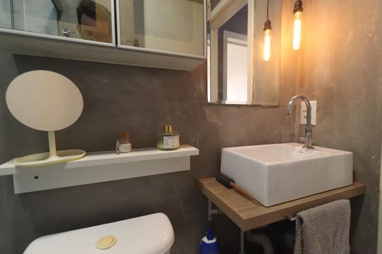 Banheiro de apartamento para alugar com 2 quartos, 42m² em Liberdade, Novo Hamburgo