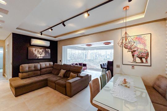Sala de apartamento para alugar com 3 quartos, 102m² em Tatuapé, São Paulo