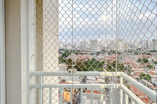 Varanda da Suíte de apartamento à venda com 3 quartos, 102m² em Tatuapé, São Paulo
