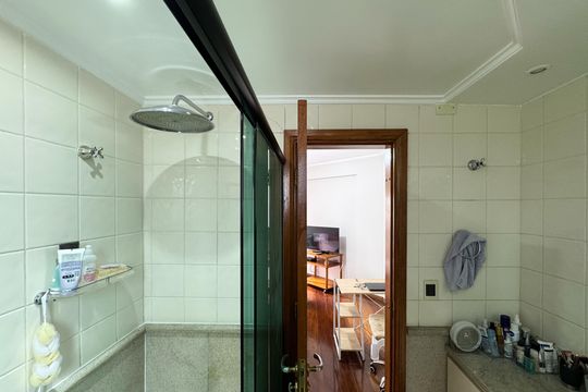 Banheiro - Suíte de apartamento à venda com 3 quartos, 125m² em Centro, São Bernardo do Campo