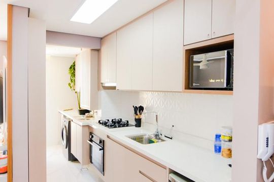 Cozinha de apartamento à venda com 2 quartos, 49m² em Vila Itapegica, Guarulhos