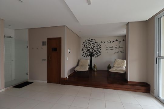 Área Comum - Sauna de apartamento à venda com 2 quartos, 94m² em Vila Valparaíso, Santo André