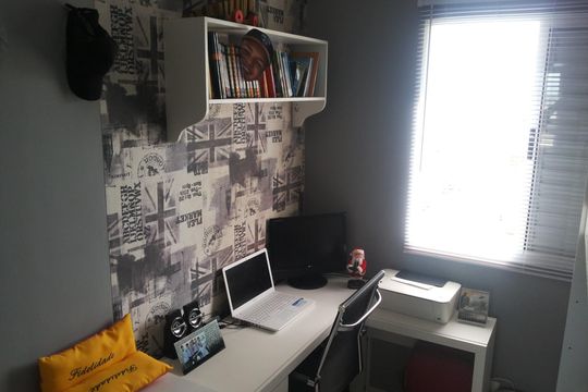 Quarto de apartamento para alugar com 2 quartos, 45m² em Loteamento Villa Branca, Jacareí
