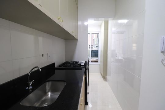 Cozinha  de apartamento para alugar com 2 quartos, 73m² em Ribeirânia, Ribeirão Preto