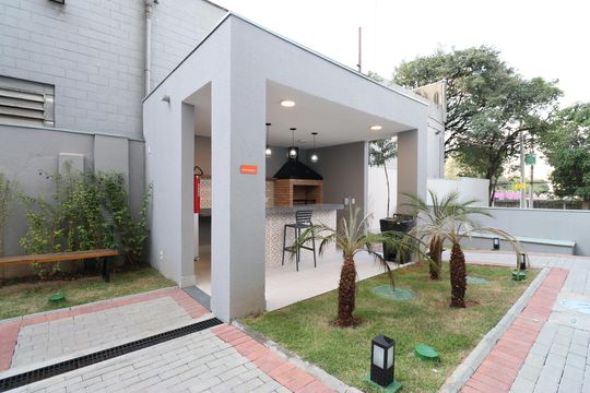 Área comum - Churrasqueira de apartamento para alugar com 2 quartos, 42m² em Barra Funda, São Paulo