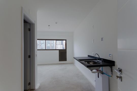 Cozinha de kitnet/studio à venda com 1 quarto, 24m² em Vila Mariana, São Paulo