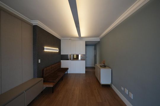 Sala de apartamento à venda com 2 quartos, 68m² em Vila Gilda, Santo André