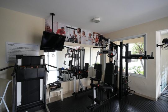 Área comum - Academia de apartamento à venda com 2 quartos, 68m² em Vila Gilda, Santo André