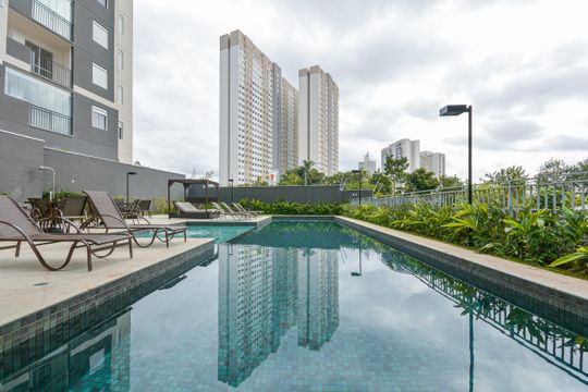 Área comum - Piscina de apartamento à venda com 2 quartos, 79m² em Socorro, São Paulo