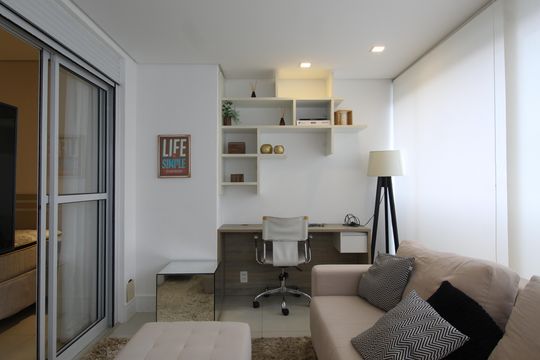 Sala de apartamento para alugar com 1 quarto, 54m² em Vila Nova Conceição, São Paulo