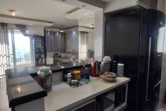 Cozinha de apartamento à venda com 3 quartos, 72m² em Jardim Maria Rosa, Taboão da Serra