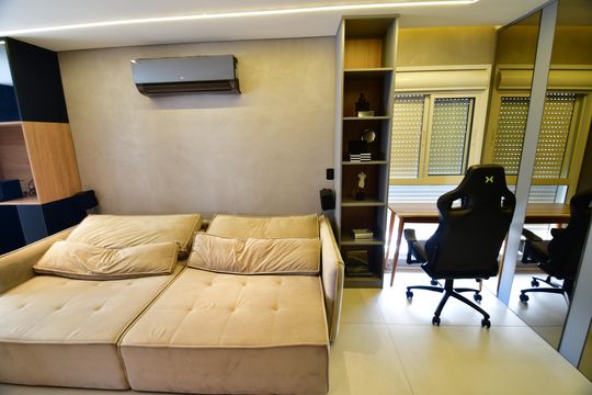 Sala de apartamento para alugar com 1 quarto, 51m² em Cambuí, Campinas
