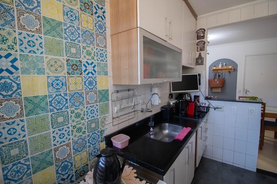 COZINHA de apartamento à venda com 2 quartos, 44m² em Vila Amalia (zona Norte), São Paulo