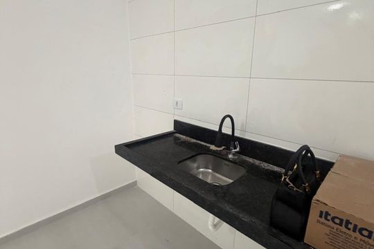 Cozinha de apartamento à venda com 2 quartos, 43m² em Chácara Califórnia, São Paulo