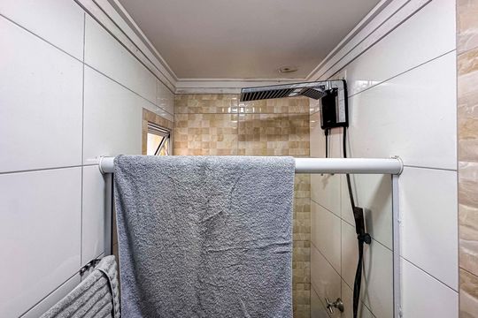 Banheiro do Quarto 2 de apartamento à venda com 2 quartos, 113m² em Vila Lucinda, Santo André