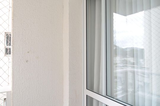 Varanda da Sala de apartamento para alugar com 2 quartos, 55m² em Planalto, Belo Horizonte