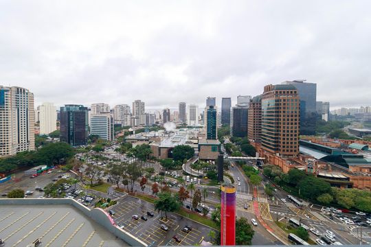 Rooftop - Vista de kitnet/studio para alugar com 1 quarto, 24m² em Vila Cordeiro, São Paulo