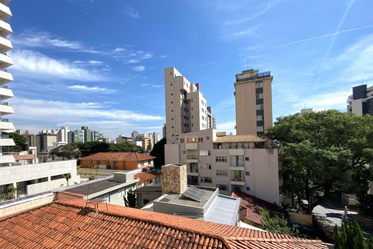 Vista da Copa de apartamento à venda com 2 quartos, 50m² em Anchieta, Belo Horizonte