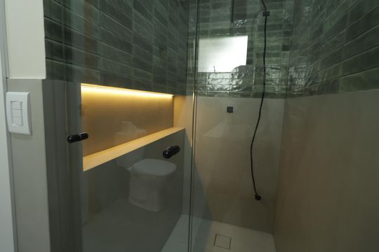 Banheiro da Suíte 1/Banheiro Social de casa à venda com 3 quartos, 160m² em Aclimação, São Paulo