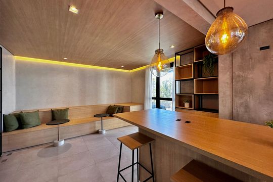 Coworking  de kitnet/studio para alugar com 1 quarto, 28m² em Jardim das Acacias, São Paulo