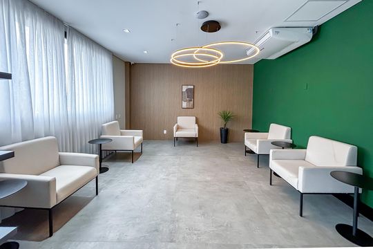 Área comum de apartamento para alugar com 1 quarto, 24m² em Pinheiros, São Paulo